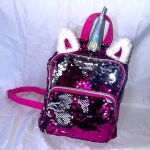 Small sequin backpack